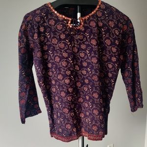 Mauve blouse